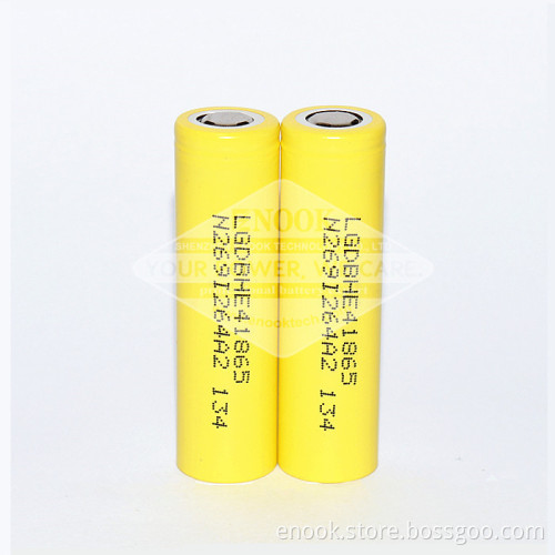 LG HE4 2500mAh 20A Yellow Battery